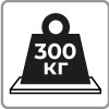 Весовая нагрузка до 300 кг