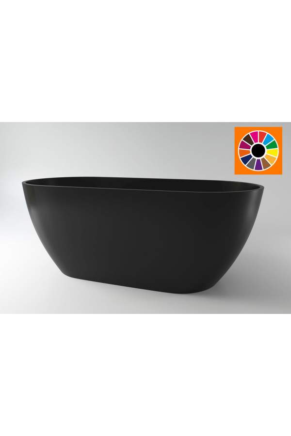 Ванна каменная Holbi Venus 170x80 SD 1.01.001.11.3.3.1.RAL двухцветная матовая