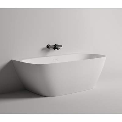 Ванна из литого мрамора Salini Sofia Wall 170x80 S-sense глянцевая