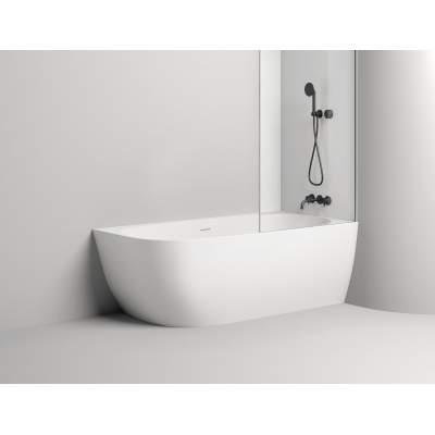 Ванна из искусственного камня Salini SOFIA Corner S-Sense 102514G R 170x85 белый глянец