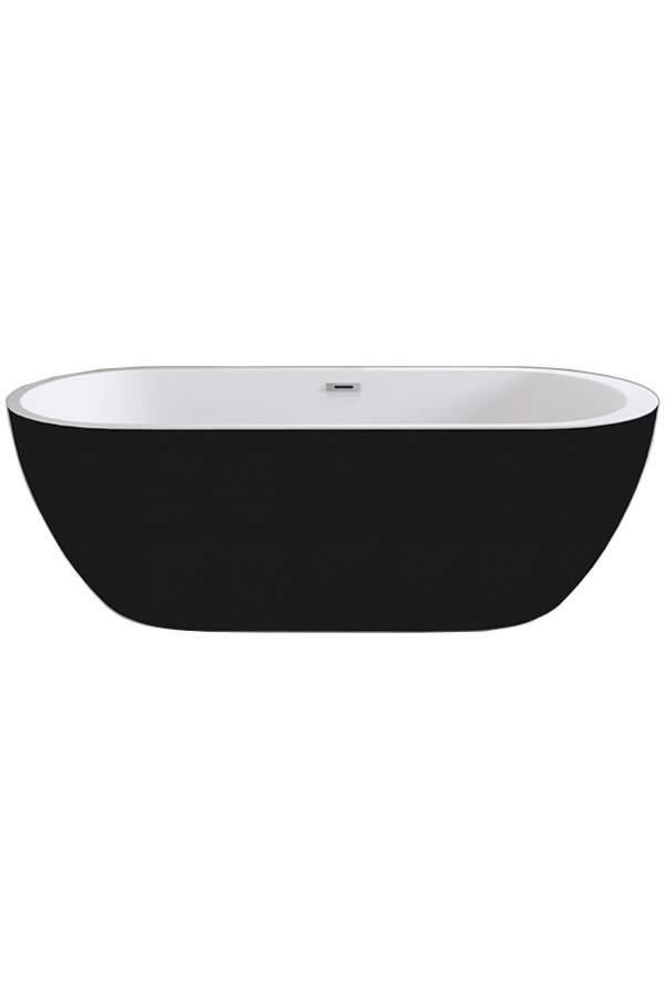 Ванна акриловая Black&White Black Swan SB105 Black 170x80 белый глянец/черный