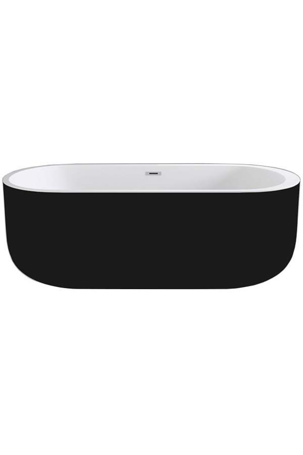 Ванна акриловая Black&White Black Swan SB109 Black 170x80 белый глянец/черный