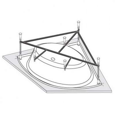 Каркас к ванне Vagnerplast Iris VPK143143 143x143