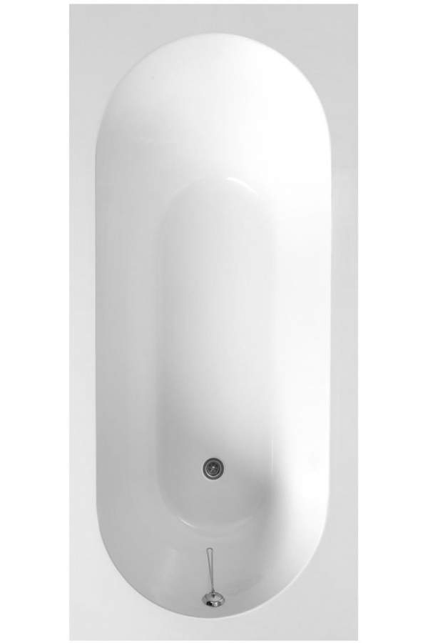 Ванна из искусственного камня Белюкс Борнео 150x75 Solid Surface, белый