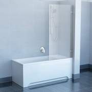 Шторка для ванны Ravak Brilliant BVS2-100 L профиль блестящий стекло прозрачное