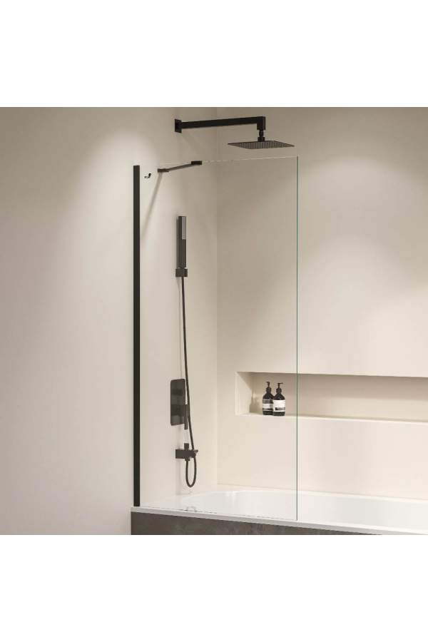Душевая шторка RGW SC-150B 75x150 прозрачное стекло, профиль черный