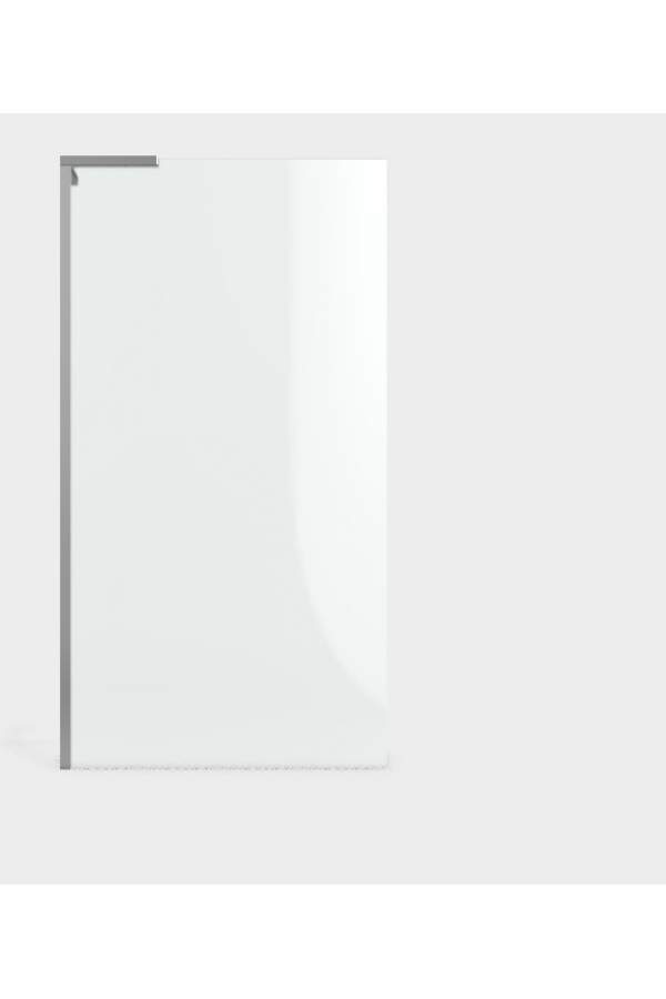 Шторка для ванны Radaway Idea Brushed GunMetal PNJ II 60 стекло прозрачное, профиль брашированная оружейная сталь