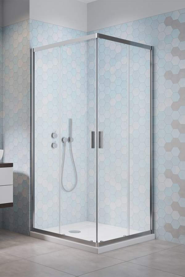 Душевая кабина Radaway Alienta C 80x80 стекло прозрачное, профиль хром