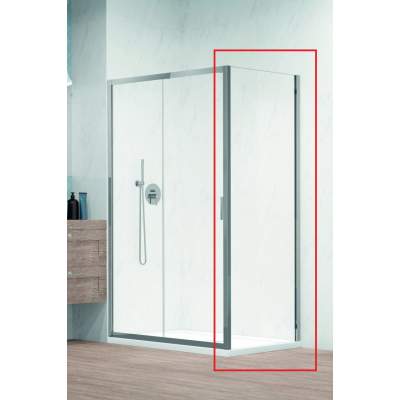 Боковая стенка Radaway Alienta S 80 стекло прозрачное, профиль хром