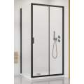 Душевая кабина Radaway Alienta Black DWJ+S 90x100 стекло прозрачное, профиль черный Душевая кабина Radaway Alienta Black DWJ+S 90x100 стекло прозрачное, профиль черный