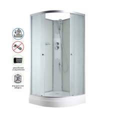 Душевая кабина Avacan C2080N AVA 80x80 без крыши, стекла матовые, профиль хром Душевая кабина Avacan C2080N AVA 80x80 без крыши, стекла матовые, профиль хром