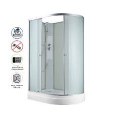Душевая кабина Avacan C2012L N AVA 120x80 без крыши, левая, стекла матовые, профиль хром