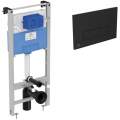 Инсталляция для унитаза Ideal Standard Prosys Frame 120 M R020467 с черной матовой клавишей смыва R0121A6