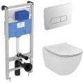 Промокомплект: инсталляция с унитазом Ideal Standard Tesi Aquablade + кнопка Oleas M3 хром S0079R0123AA Промокомплект: инсталляция с унитазом Ideal Standard Tesi Aquablade + кнопка Oleas M3 хром S0079R0123AA
