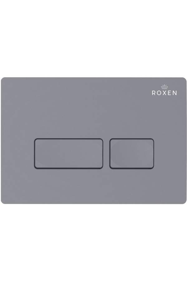 Клавиша смыва Roxen Caspia 410280DG серый бетон