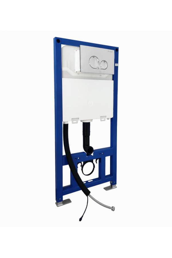 Инсталляция BRUNNEN EIS BE-5104 Auto flush с кл. Silver Drop
