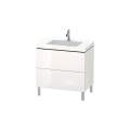 Тумба под раковину Duravit L-Cube 80х48 с ножками и раковиной LC6937O2222/UV999200000 Тумба под раковину Duravit L-Cube 80х48 с ножками и раковиной LC6937O2222/UV999200000
