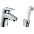 Смеситель для умывальника с гигиеническим душем Hansgrohe Logis 71290000 Смеситель для умывальника с гигиеническим душем Hansgrohe Logis 71290000
