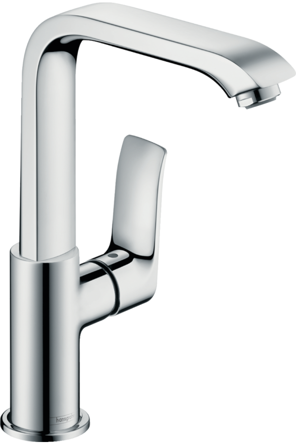 Смеситель для умывальника Hansgrohe Metris 31087000 c донным клапаном