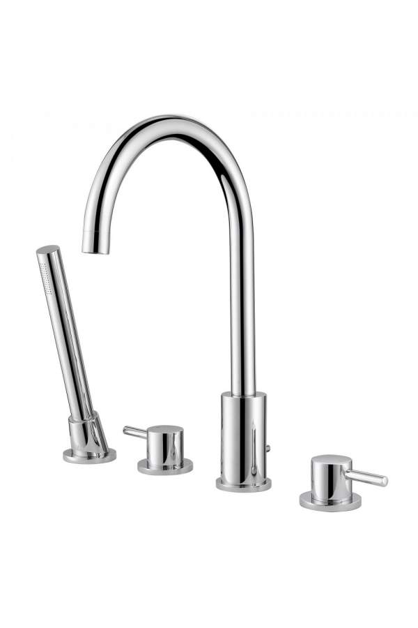 Смеситель на борт ванны ABBER Wasser Kreis AF8113 хром
