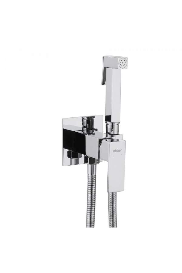 Смеситель с гигиеническим душем ABBER Daheim AF8226 хром