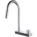 Смеситель для кухни ABBER Wasser Kreis AF8114 с выдвижной лейкой хром
