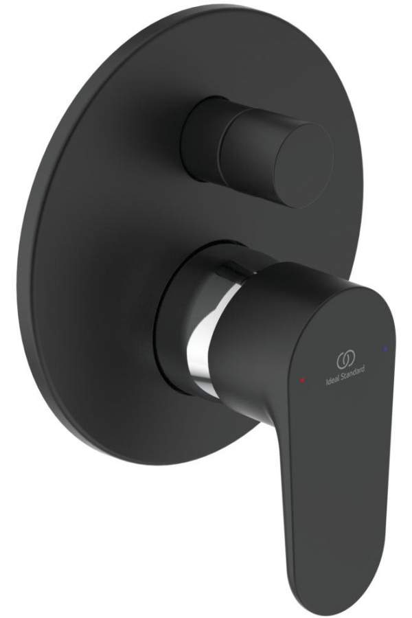 Смеситель для ванны и душа Ideal Standard CERAFINE O Black A7193U4 с внутренней частью черный