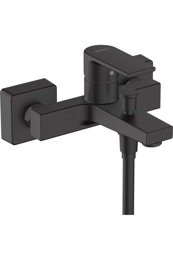Смеситель для ванны Hansgrohe Vernis Shape 71450670 черный матовый
