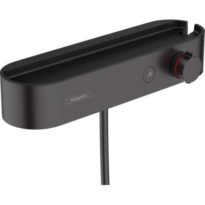Термостат для душа HansgroheShowerTablet Select 400 24360670 матовый черный