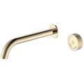 Смеситель скрытого монтажа для умывальника Boheme Tech Gold 158/2-G золото
