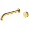 Смеситель скрытого монтажа для умывальника Boheme Tech Matt Gold 158/2-MG матовое золото Смеситель скрытого монтажа для умывальника Boheme Tech Matt Gold 158/2-MG матовое золото