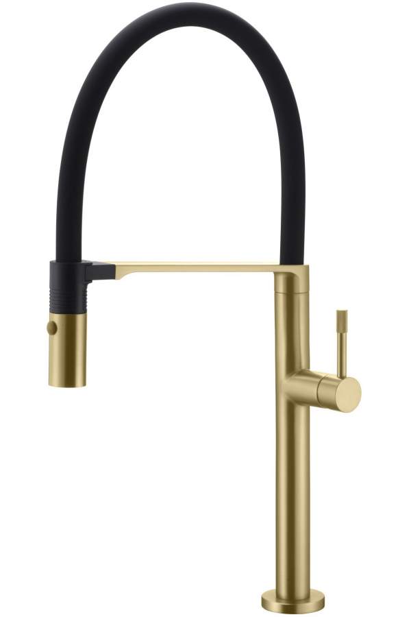 Смеситель для кухни Boheme Uno MATT GOLD 114-MG матовое золото