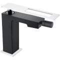 Смеситель для биде Boheme Q 146-BCR Black Chrom