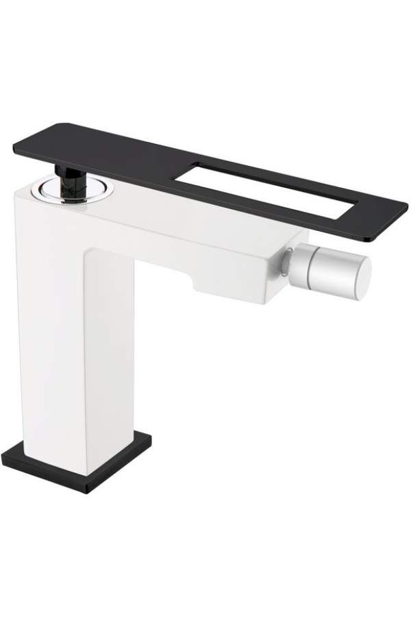 Смеситель для биде Boheme Q 146-WB White Black