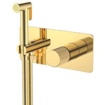 Смеситель для биде Boheme Stick Linea Gold золото