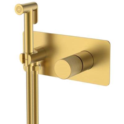 Смеситель для биде Boheme Stick Linea Matt Gold матовое золото