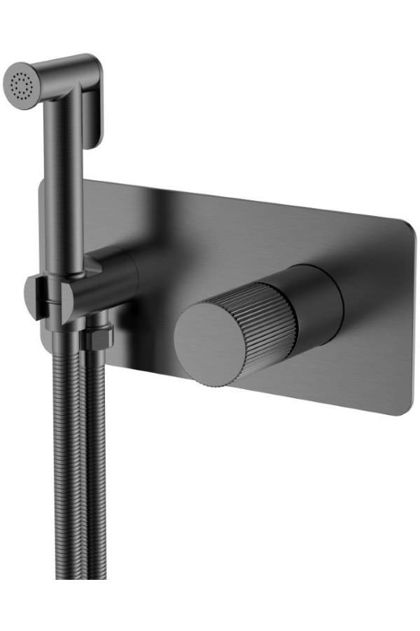 Смеситель для биде Boheme Stick Linea Gun Metall графит