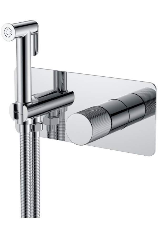 Смеситель для биде Boheme Stick Spirale Chrome хром