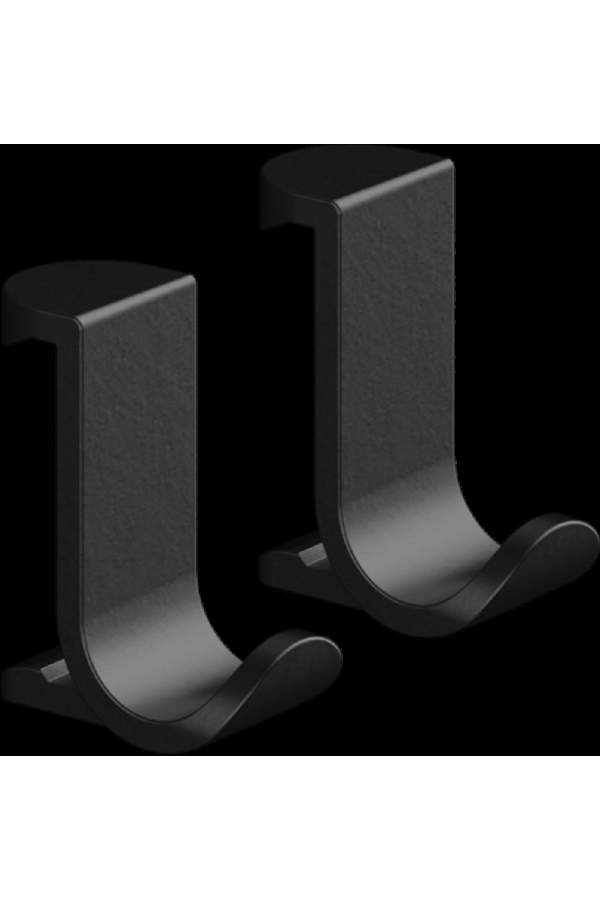 Крючок широкий Hansgrohe WallStoris, 2 шт, черный матовый, 27914670