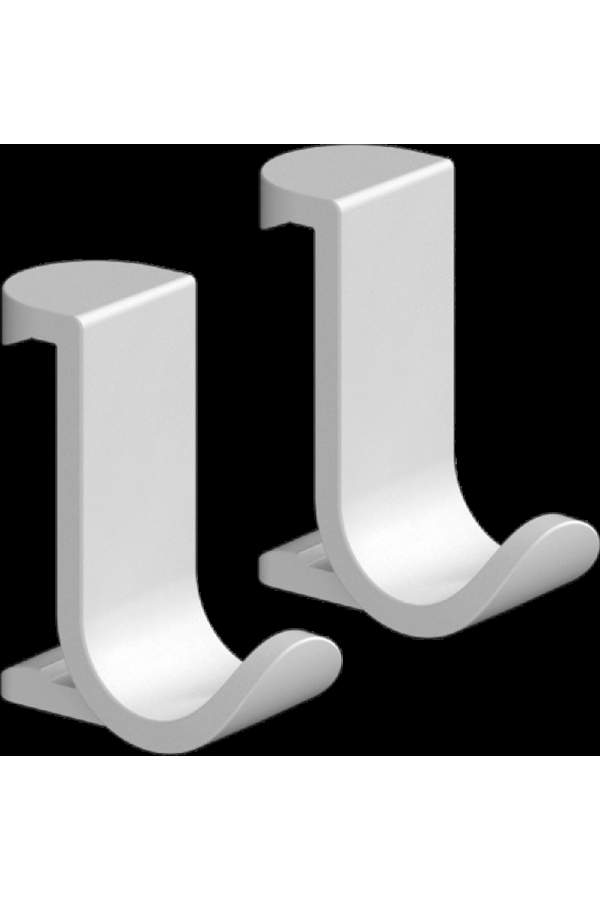 Крючок широкий Hansgrohe WallStoris, 2 шт, матовый белый, 27914700