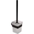 Ерш для туалета Orans P-7207 черный матовый/белый Ерш для туалета Orans P-7207 черный матовый/белый