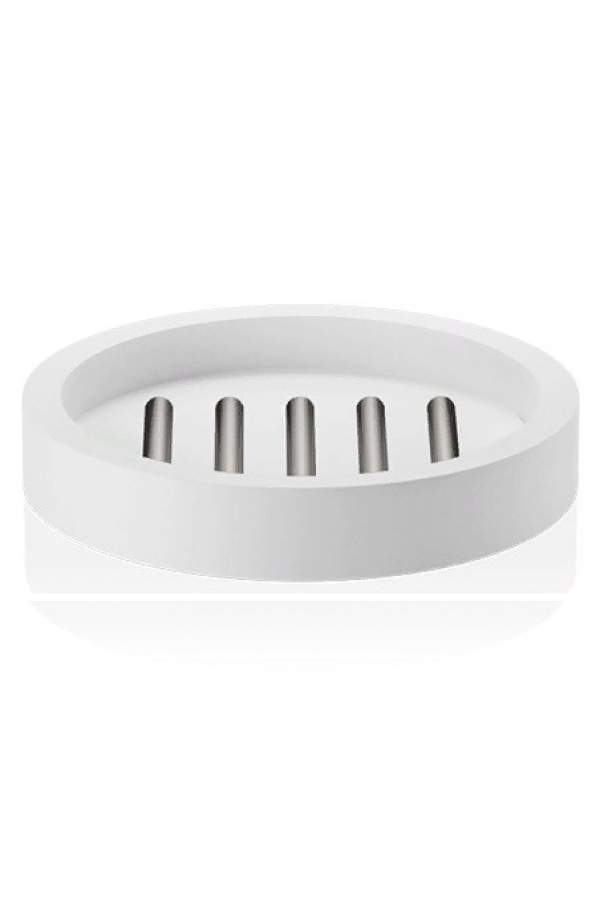 Мыльница Decor Walther Stone white STS 0972155 белый / матовая сталь