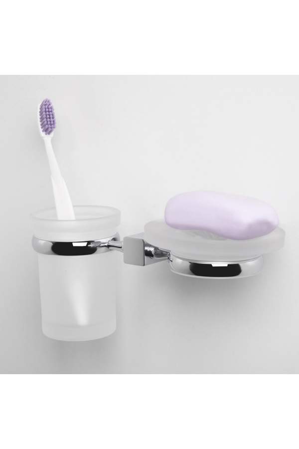 Держатель стакана и мыльницы Wasserkraft Lippe K-6526