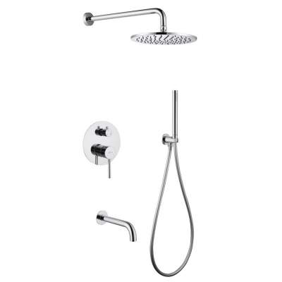 Душевая система скрытого монтажа ABBER Wasser Kreis AF8117 с изливом хром