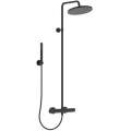 Душевая стойка Ideal Standard Ceratherm T25 Black BC748XG с термостатом, черный