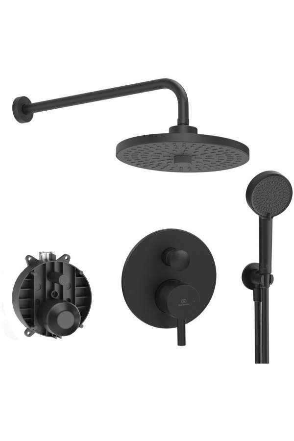Душевая система скрытого монтажа Ideal Standard Ceraline Black 6 in 1 SetA6939XG-6 черный