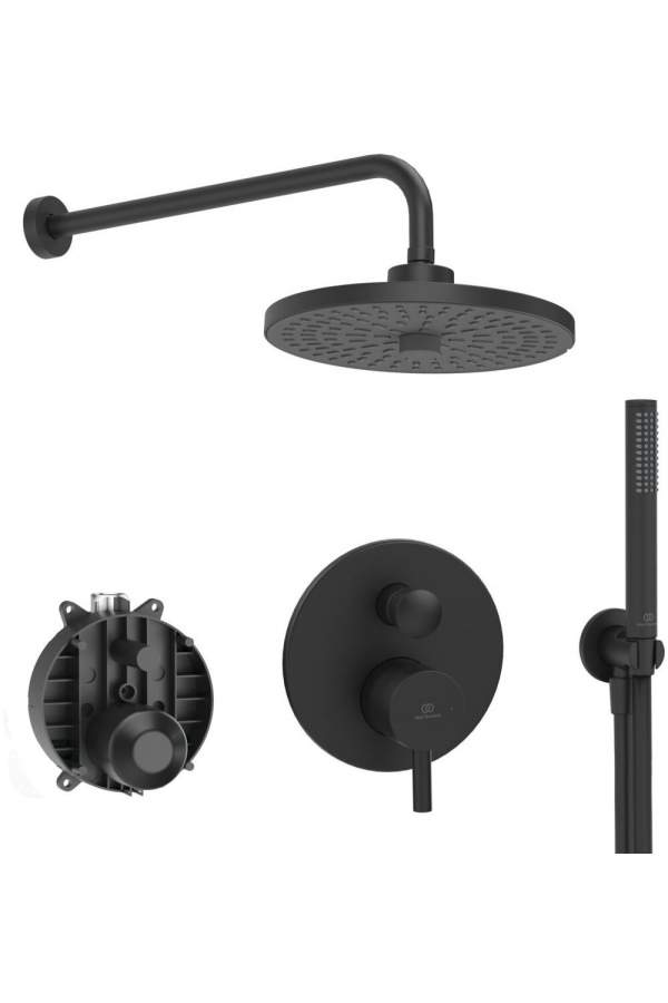 Душевая система скрытого монтажа Ideal Standard Ceraline Black 6 in 1 SetA6939XG-7 черный