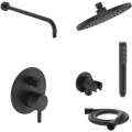 Душевая система скрытого монтажа Ideal Standard Ceraline Black 6 in 1 SetA6939XG черный Душевая система скрытого монтажа Ideal Standard Ceraline Black 6 in 1 SetA6939XG черный