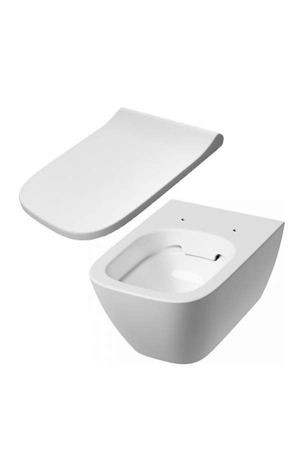 Унитаз Geberit KOLO MODO PURE L33123000 c сиденьем Slim Duroplast, soft-close L30115000