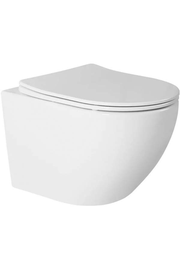 Унитаз подвесной Amore di Mare Delio P203 36x49 сиденье Duroplast, микролифт, белый
